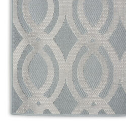 Alternative view of Nourison Aruba ARB05 Light Blue Cream Area Rug