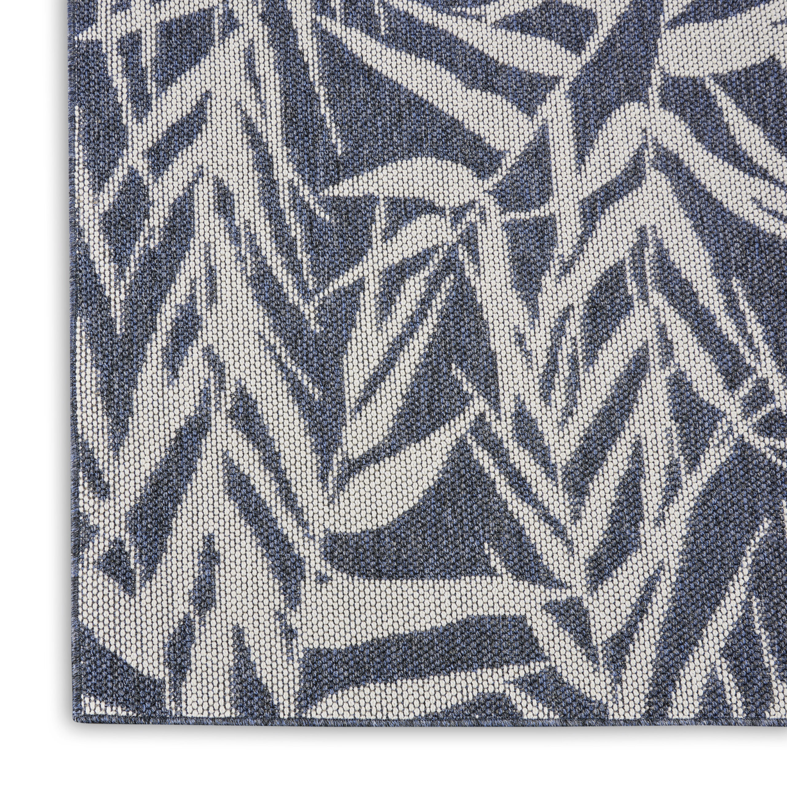 Nourison Aruba ARB06 Slate/Cream Area Rug - Image 2