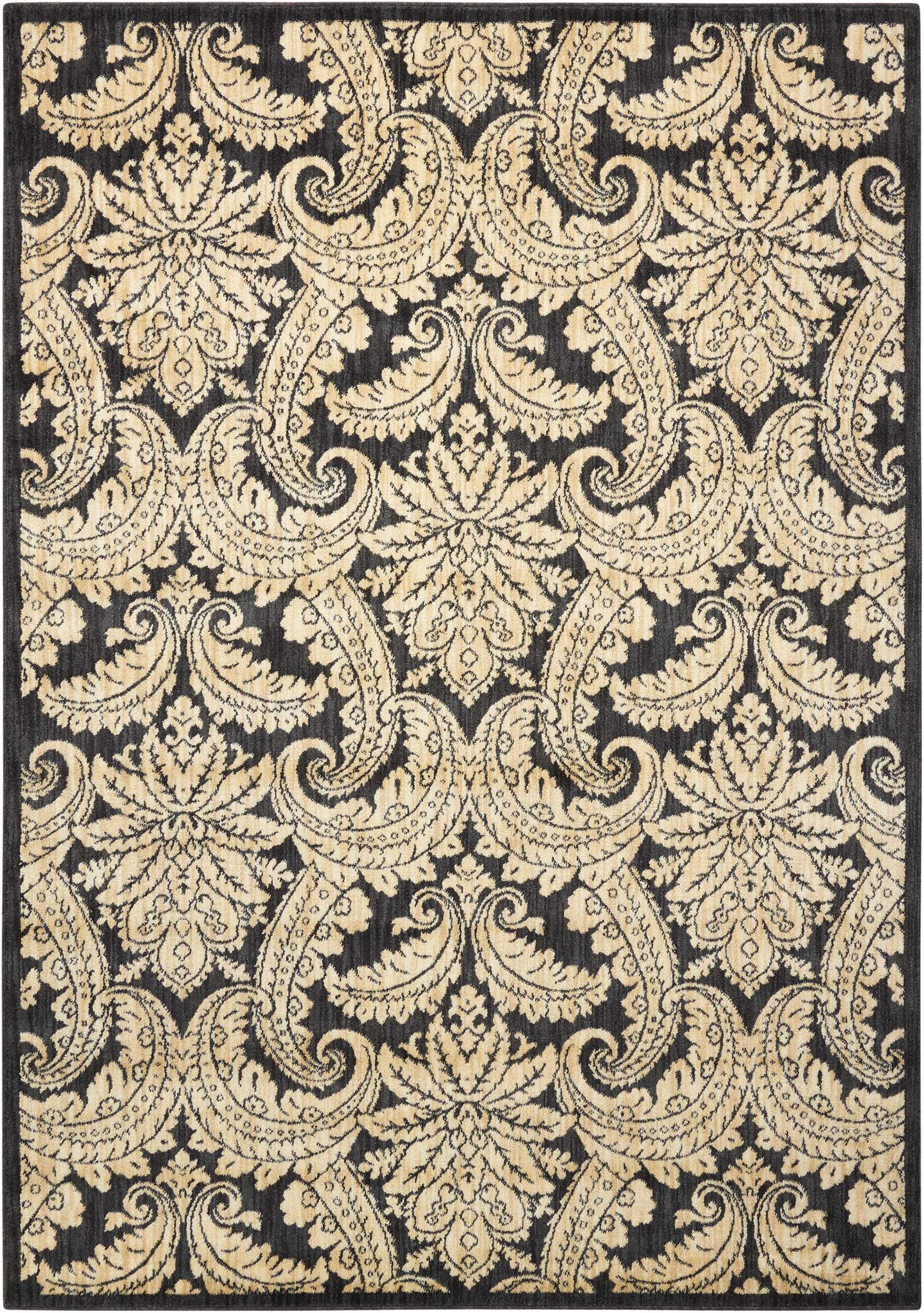 Nourison Aristo ARS05 Black Beige Area Rug