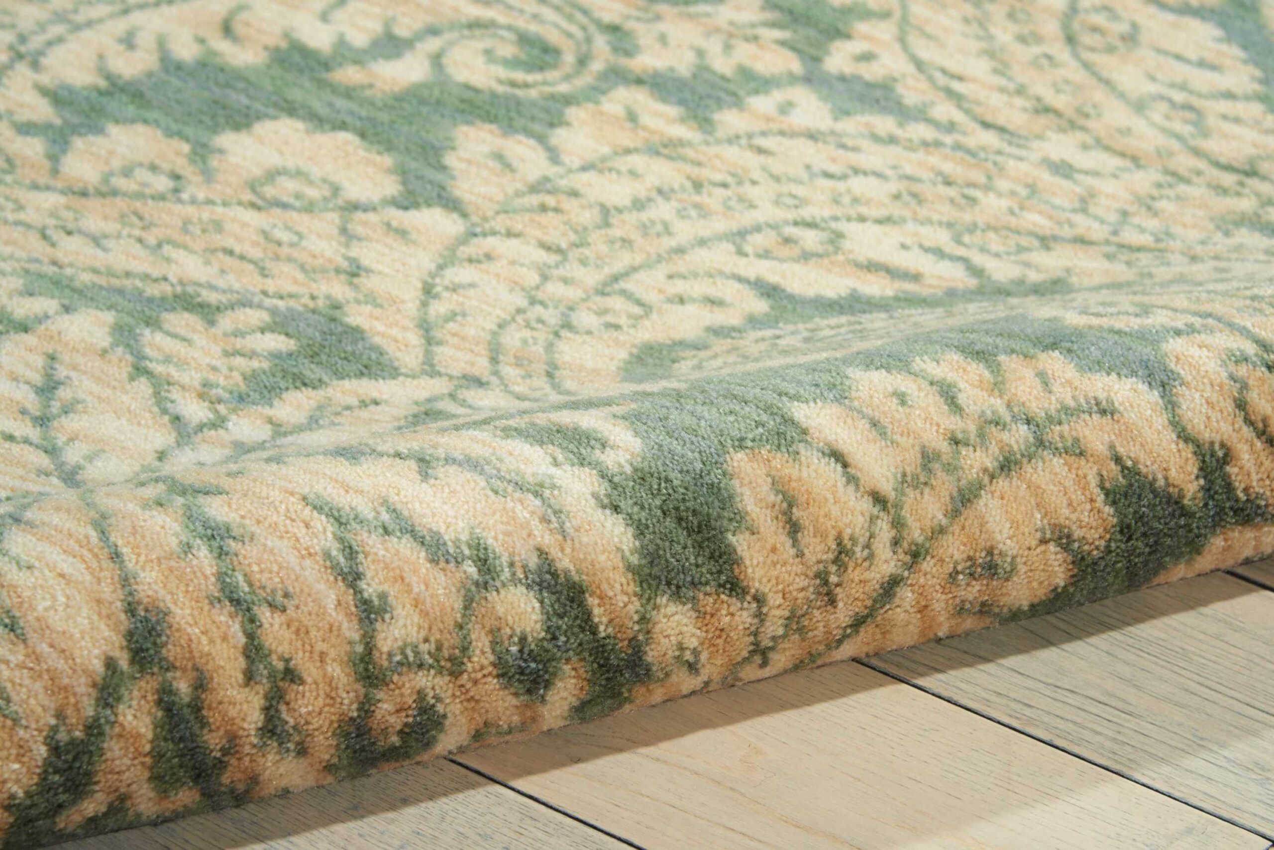 Nourison Aristo ARS05 Blue Ivory Area Rug - Image 2