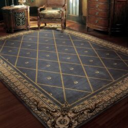 Alternative view of Nourison Ashton House AS03 Blue Area Rug