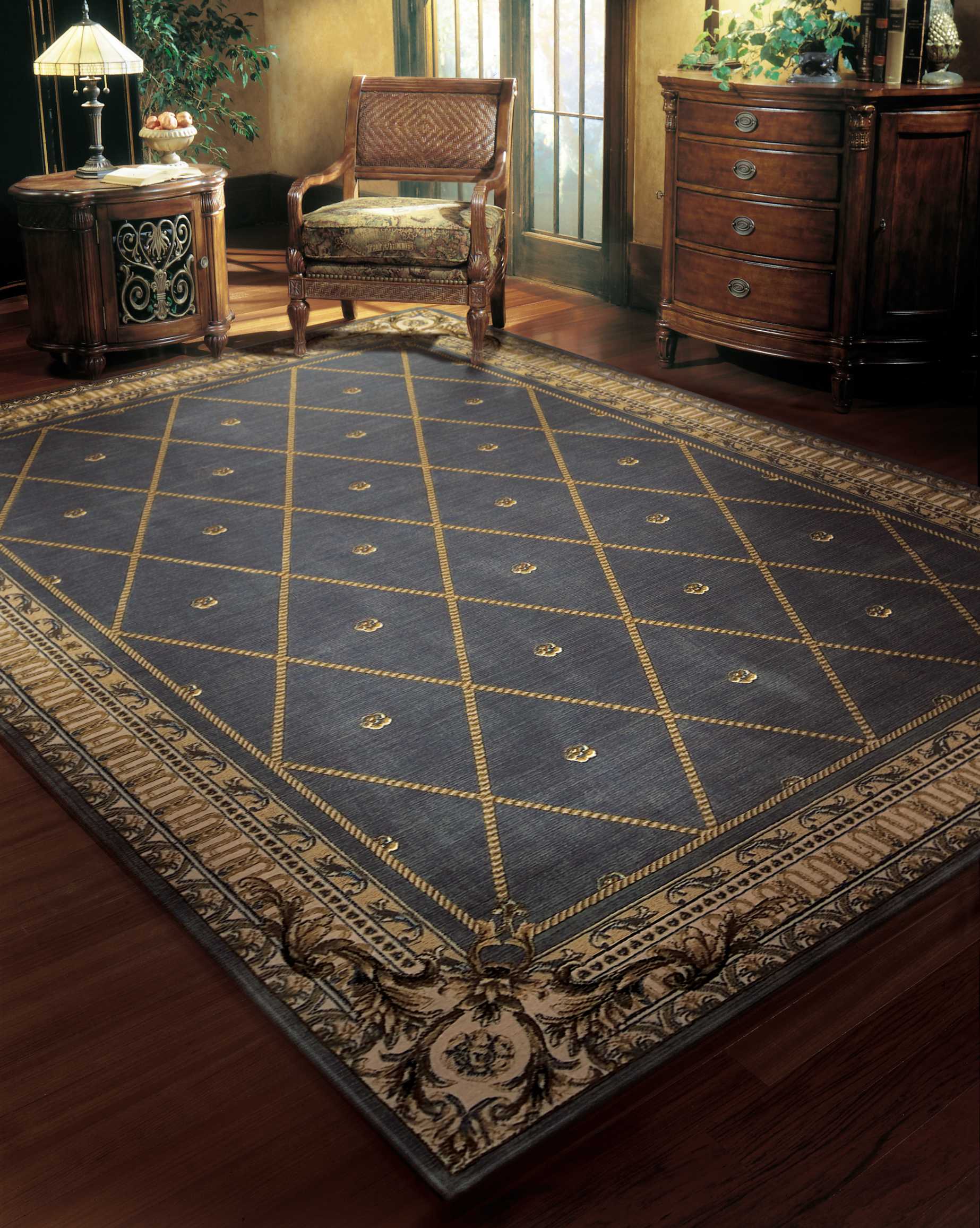 Nourison Ashton House AS03 Blue Area Rug - Image 2