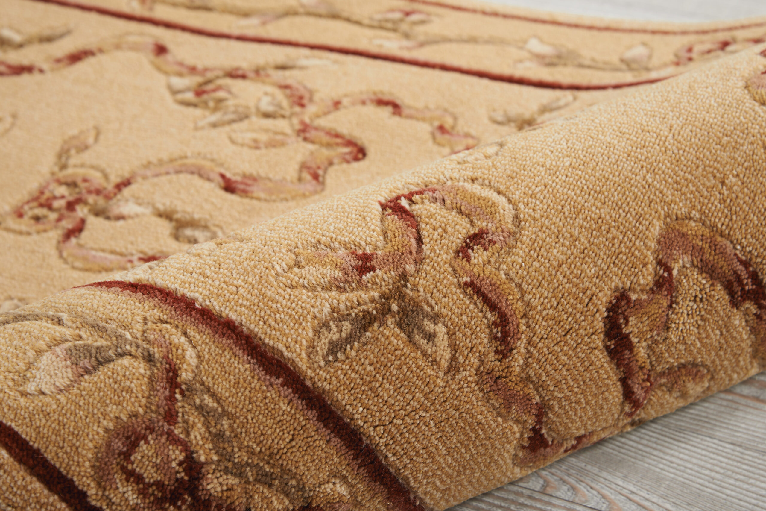 Nourison Ashton House AS10 Light Gold Area Rug - Image 2