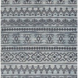 Nourison Asilah ASI03 Light Blue Charcoal Area Rug