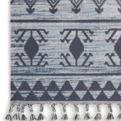Alternative view of Nourison Asilah ASI03 Light Blue Charcoal Area Rug