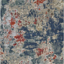 Nourison Artworks ATW01 Navy/Brick Area Rug
