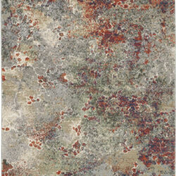 Nourison Artworks ATW02 Seafoam/Brick Area Rug
