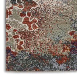 Alternative view of Nourison Artworks ATW02 Seafoam/Brick Area Rug