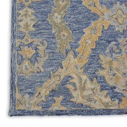 Alternative view of Nourison Azura AZM03 Navy Blue Area Rug