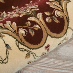 Alternative view of Nourison Bordeaux BOR01 Burgundy Area Rug