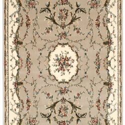 Nourison Bordeaux BOR01 Cream Area Rug