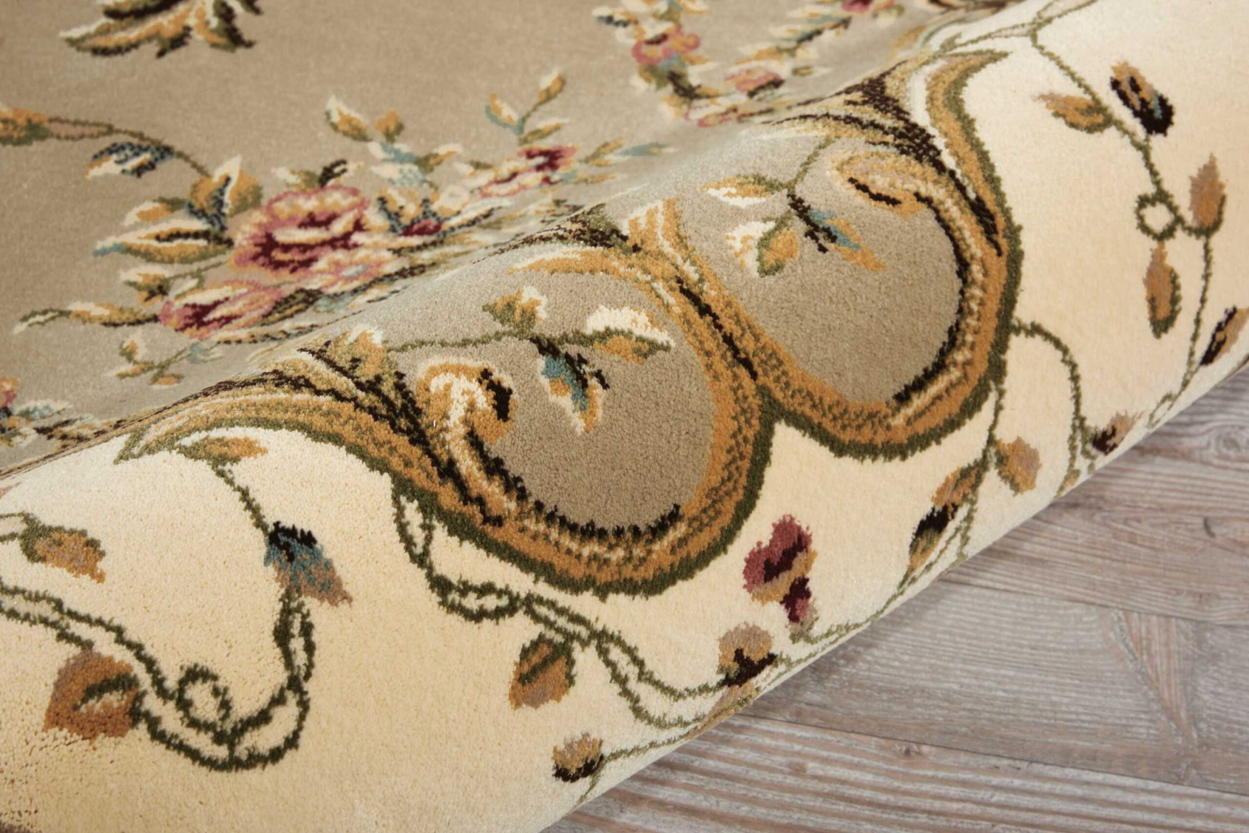 Nourison Bordeaux BOR01 Cream Area Rug - Image 2