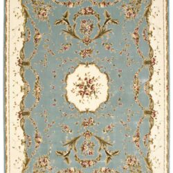 Nourison Bordeaux BOR01 Slate Blue Area Rug