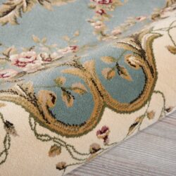 Alternative view of Nourison Bordeaux BOR01 Slate Blue Area Rug