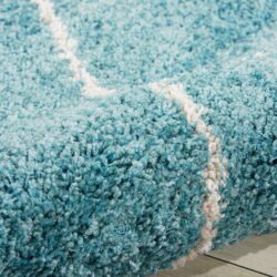 Alternative view of Nourison Brisbane BRI03 Aqua Area Rug