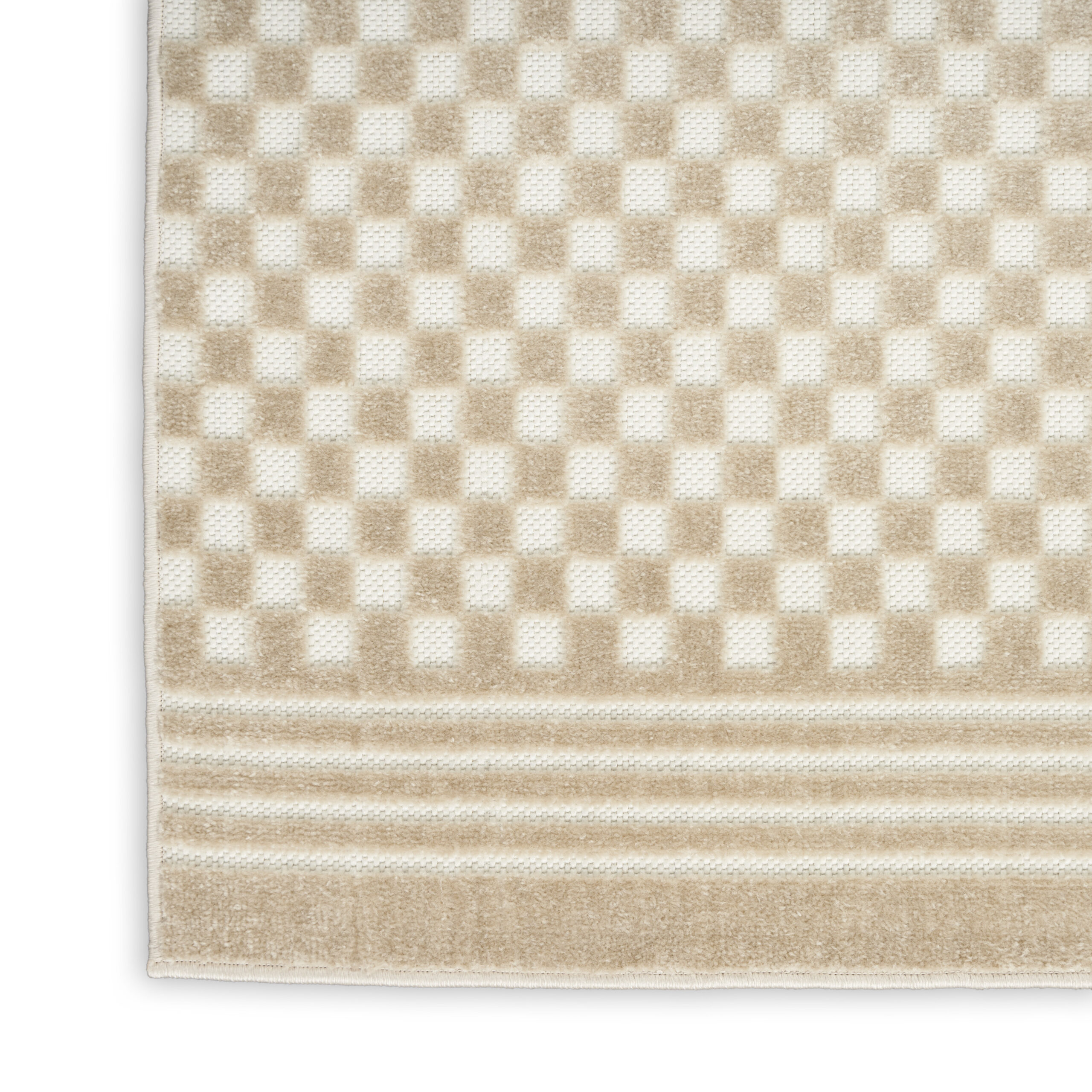 Nourison Care Free CAF02 Beige Area Rug - Image 2