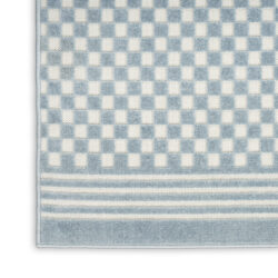 Alternative view of Nourison Care Free CAF02 Blue Area Rug