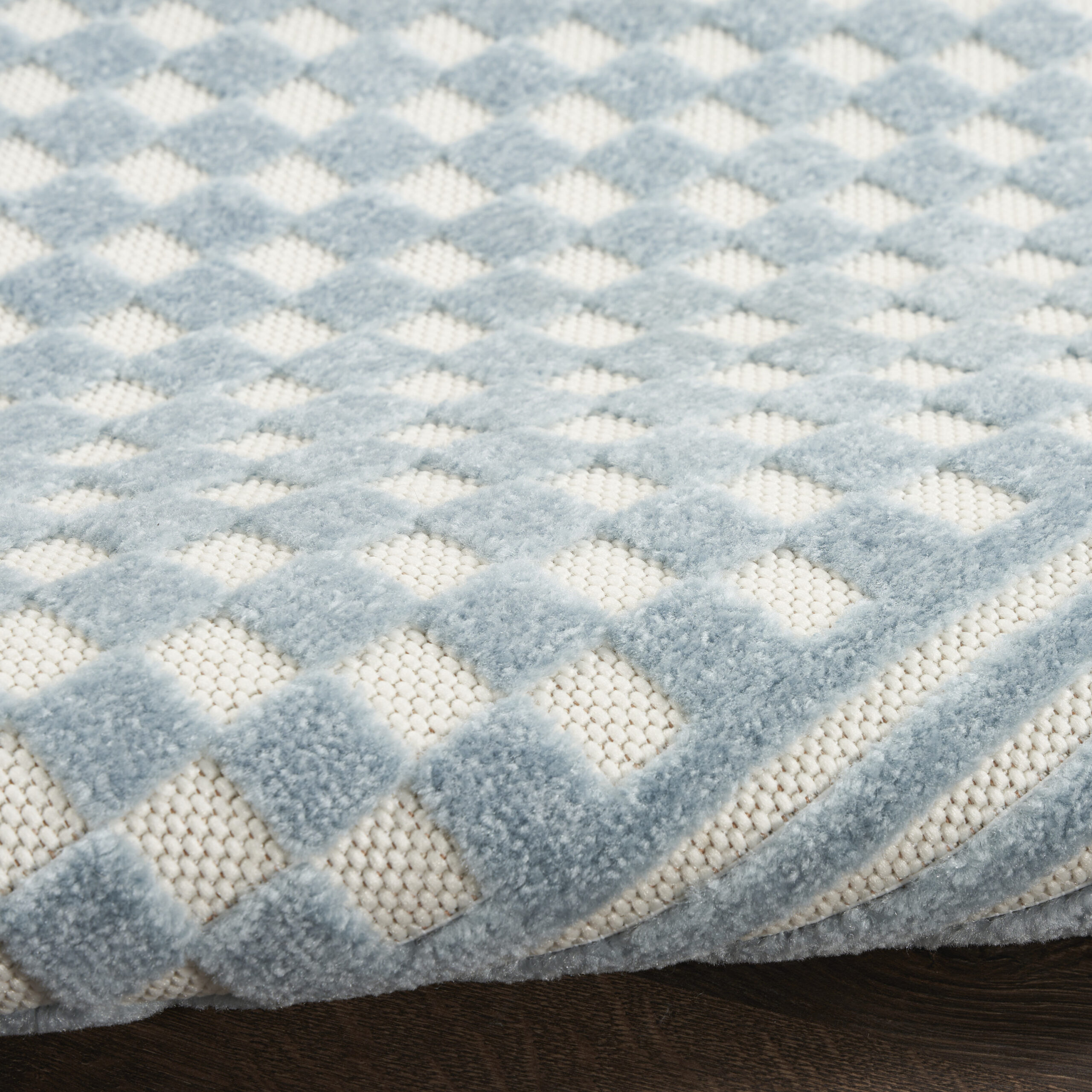 Nourison Care Free CAF02 Blue Area Rug - Image 3