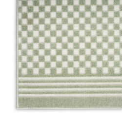 Alternative view of Nourison Care Free CAF02 Green Area Rug
