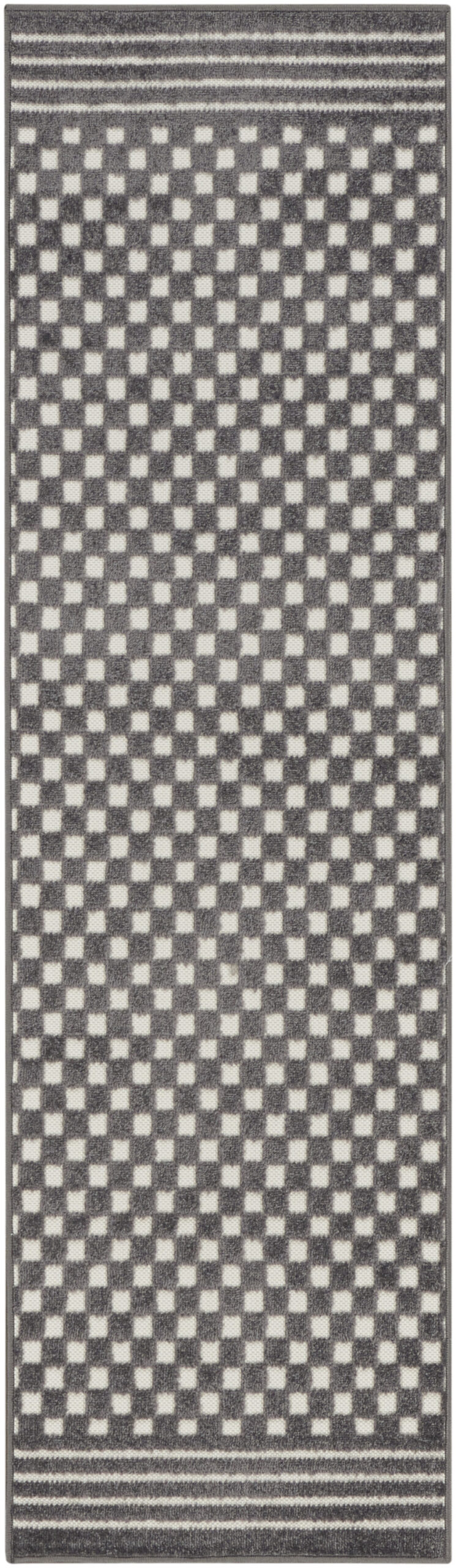 Nourison Care Free CAF02 Grey Area Rug