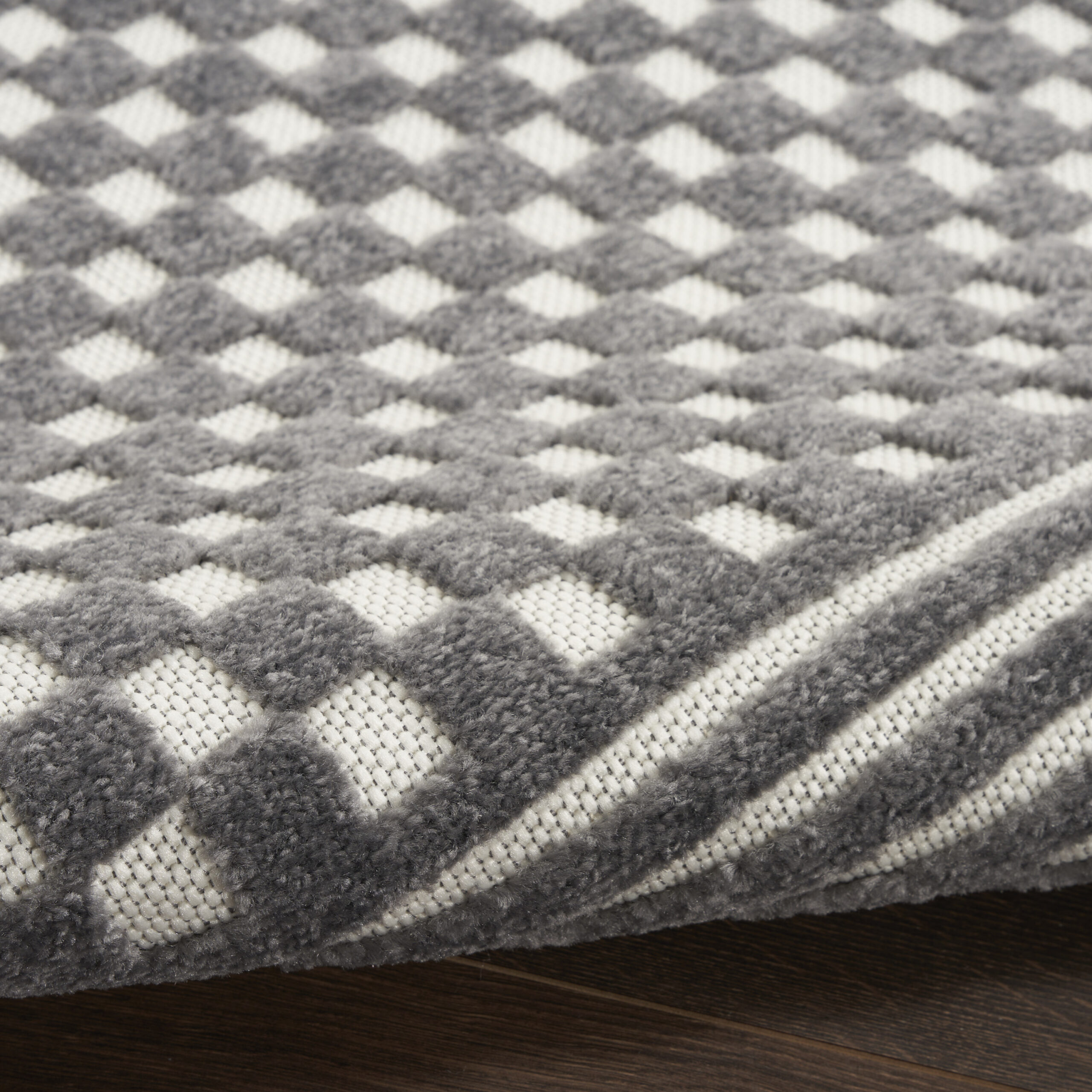 Nourison Care Free CAF02 Grey Area Rug - Image 3