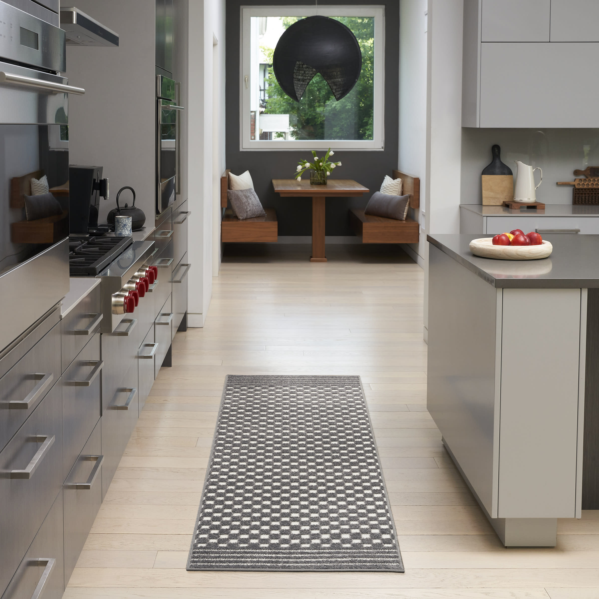 Nourison Care Free CAF02 Grey Area Rug - Image 5