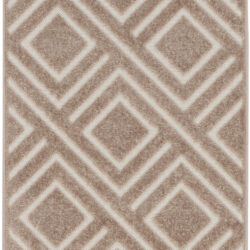Nourison Care Free CAF03 Brown Area Rug