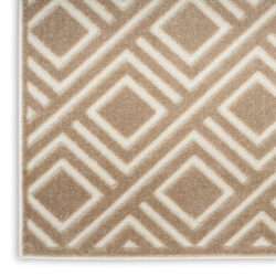 Alternative view of Nourison Care Free CAF03 Brown Area Rug
