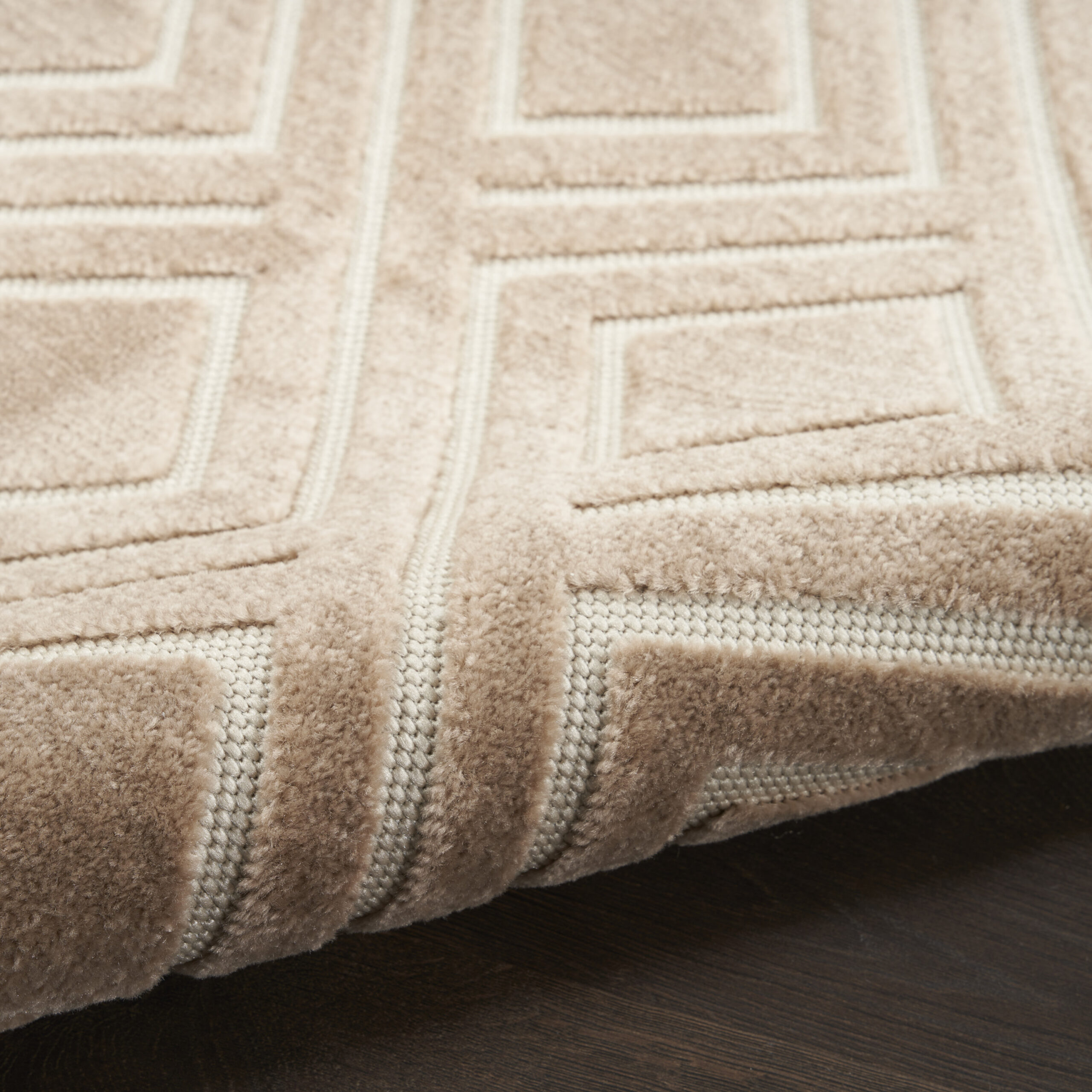 Nourison Care Free CAF03 Brown Area Rug - Image 3