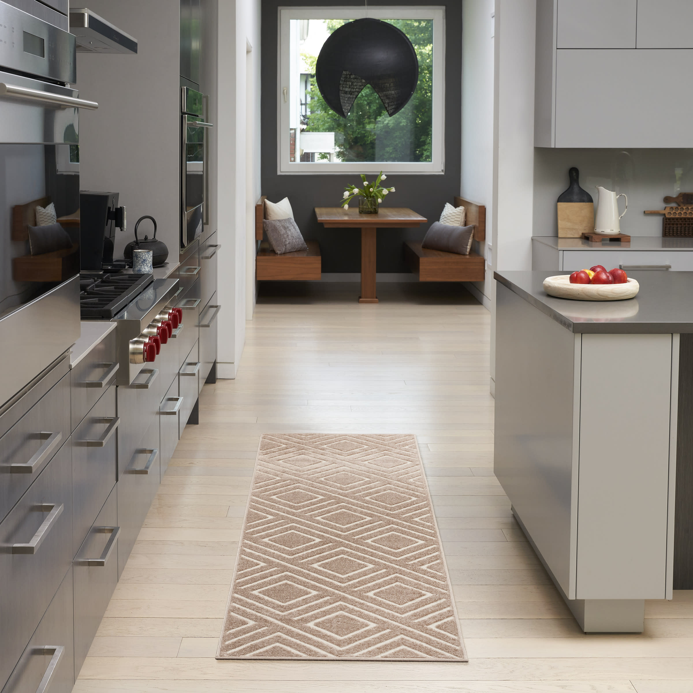 Nourison Care Free CAF03 Brown Area Rug - Image 5