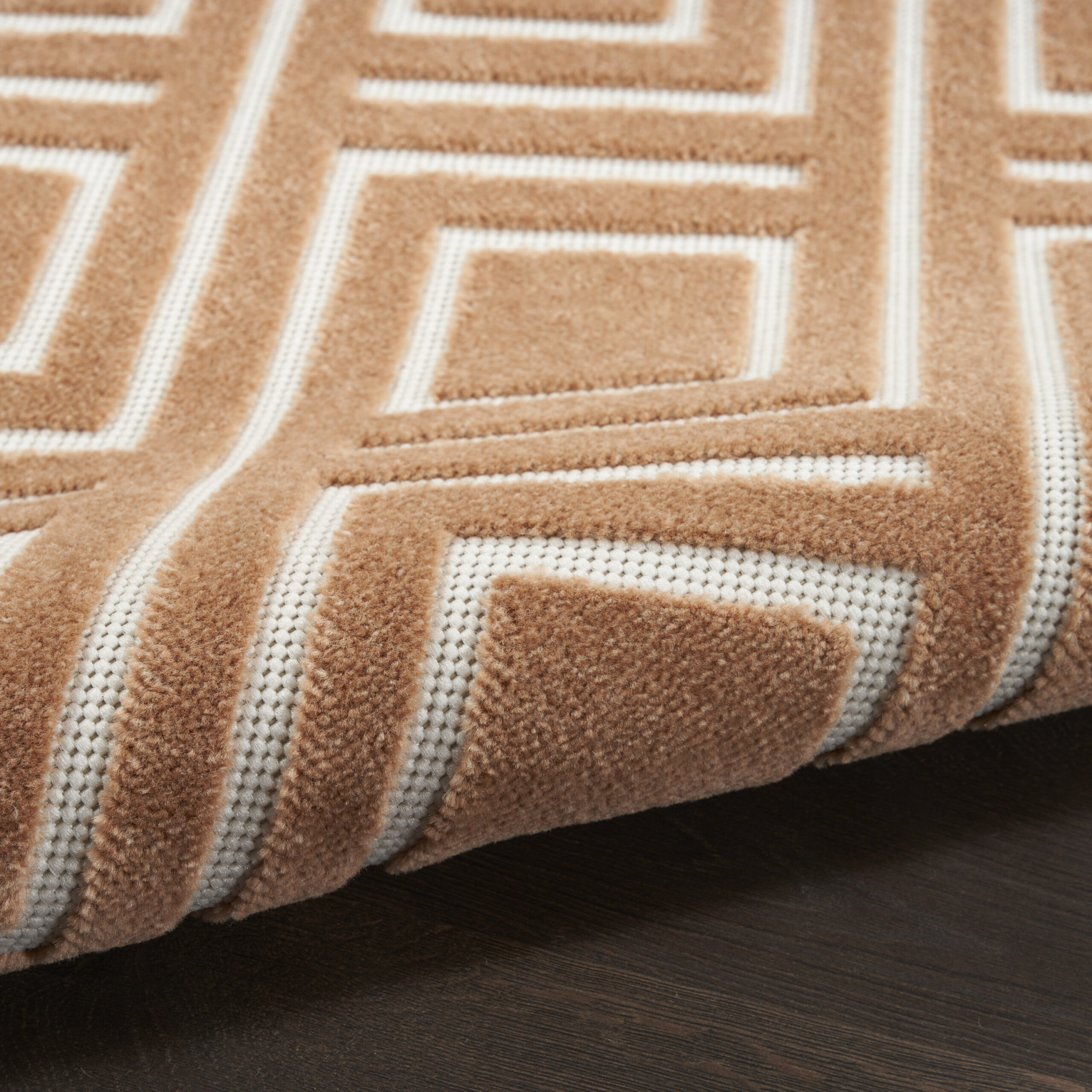 Nourison Care Free CAF03 Copper Area Rug - Image 3