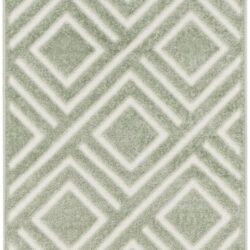 Nourison Care Free CAF03 Green Area Rug