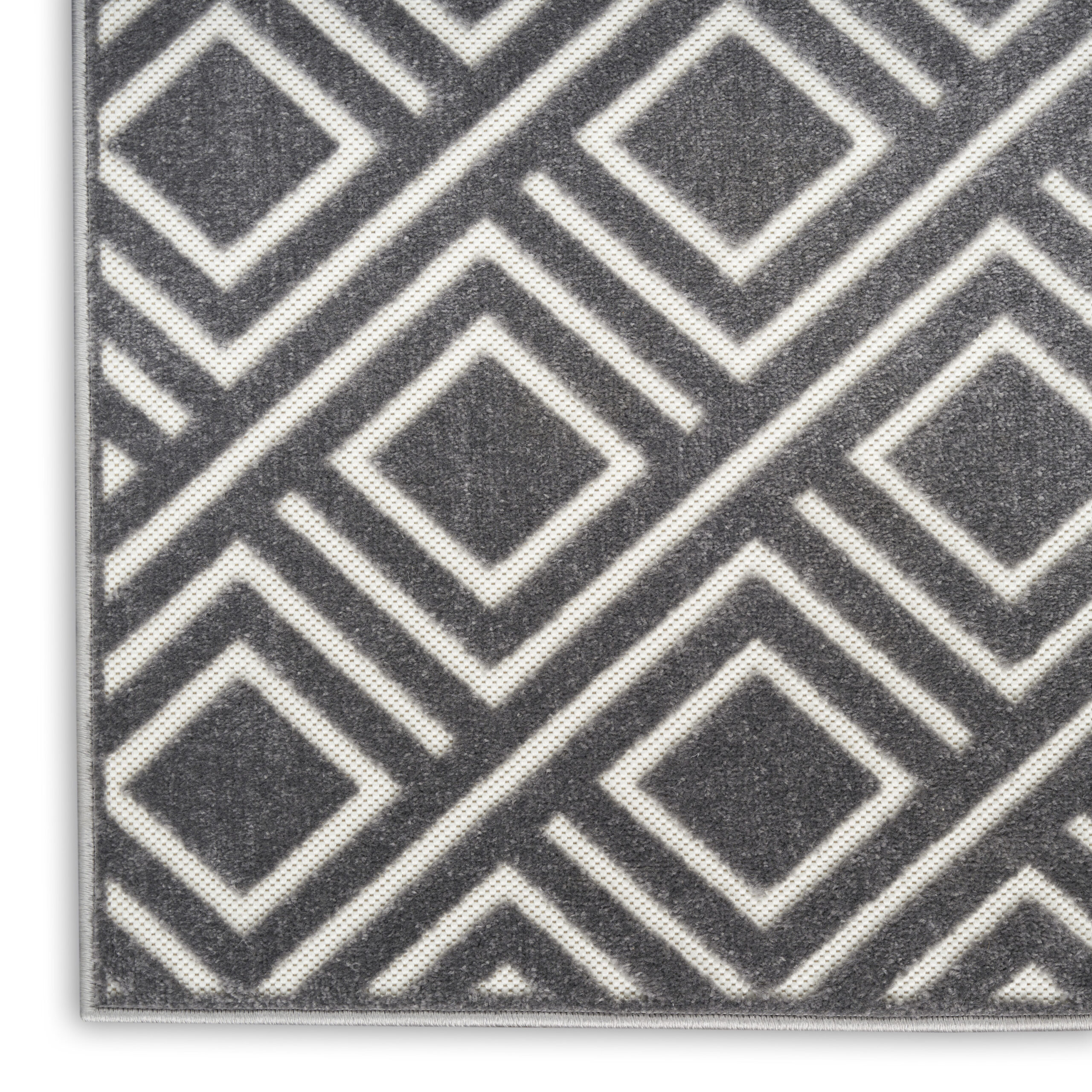 Nourison Care Free CAF03 Grey Area Rug - Image 2