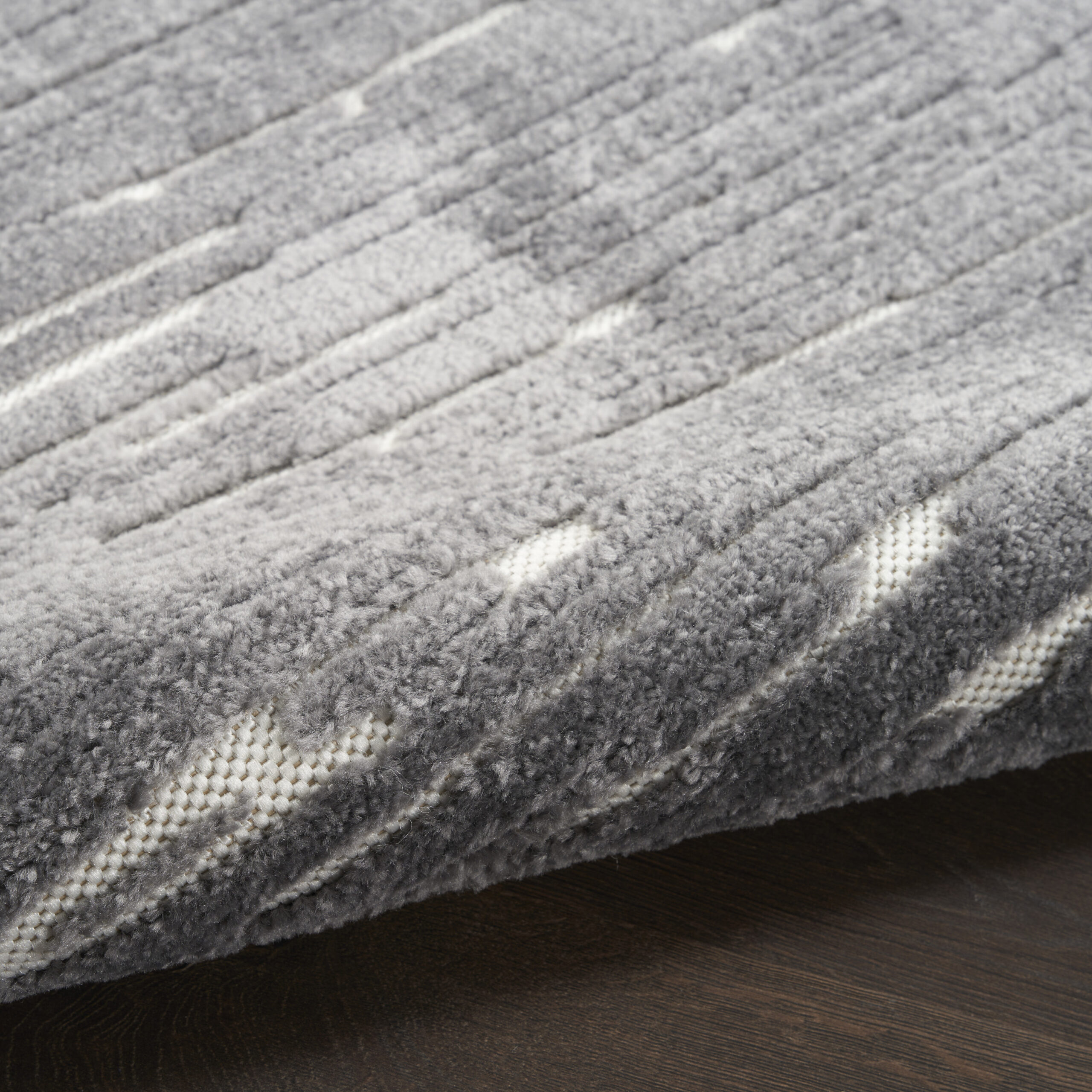 Nourison Care Free CAF04 Grey Area Rug - Image 3