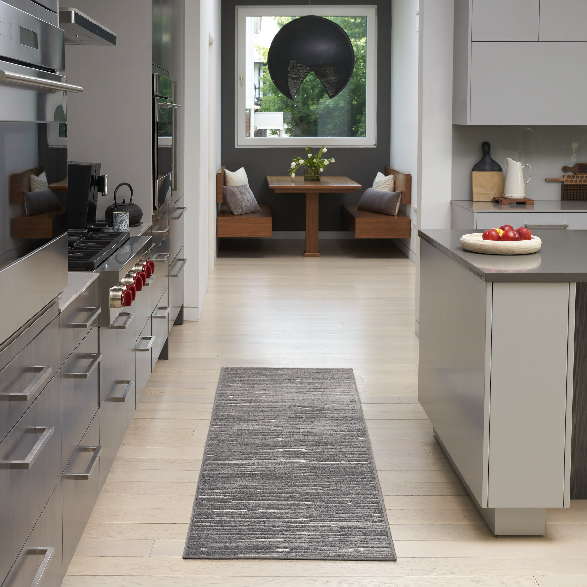 Nourison Care Free CAF04 Grey Area Rug - Image 5