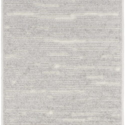 Nourison Care Free CAF04 Light Grey Area Rug