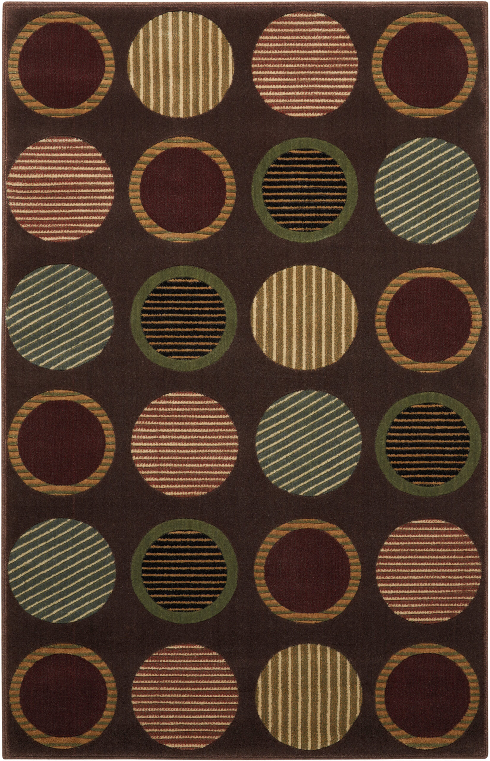 Nourison Cambridge CG06 Chocolate Area Rug