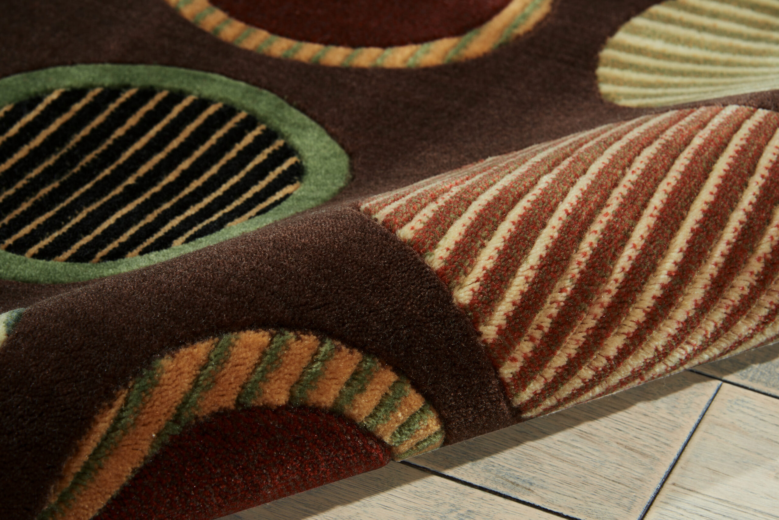 Nourison Cambridge CG06 Chocolate Area Rug - Image 2