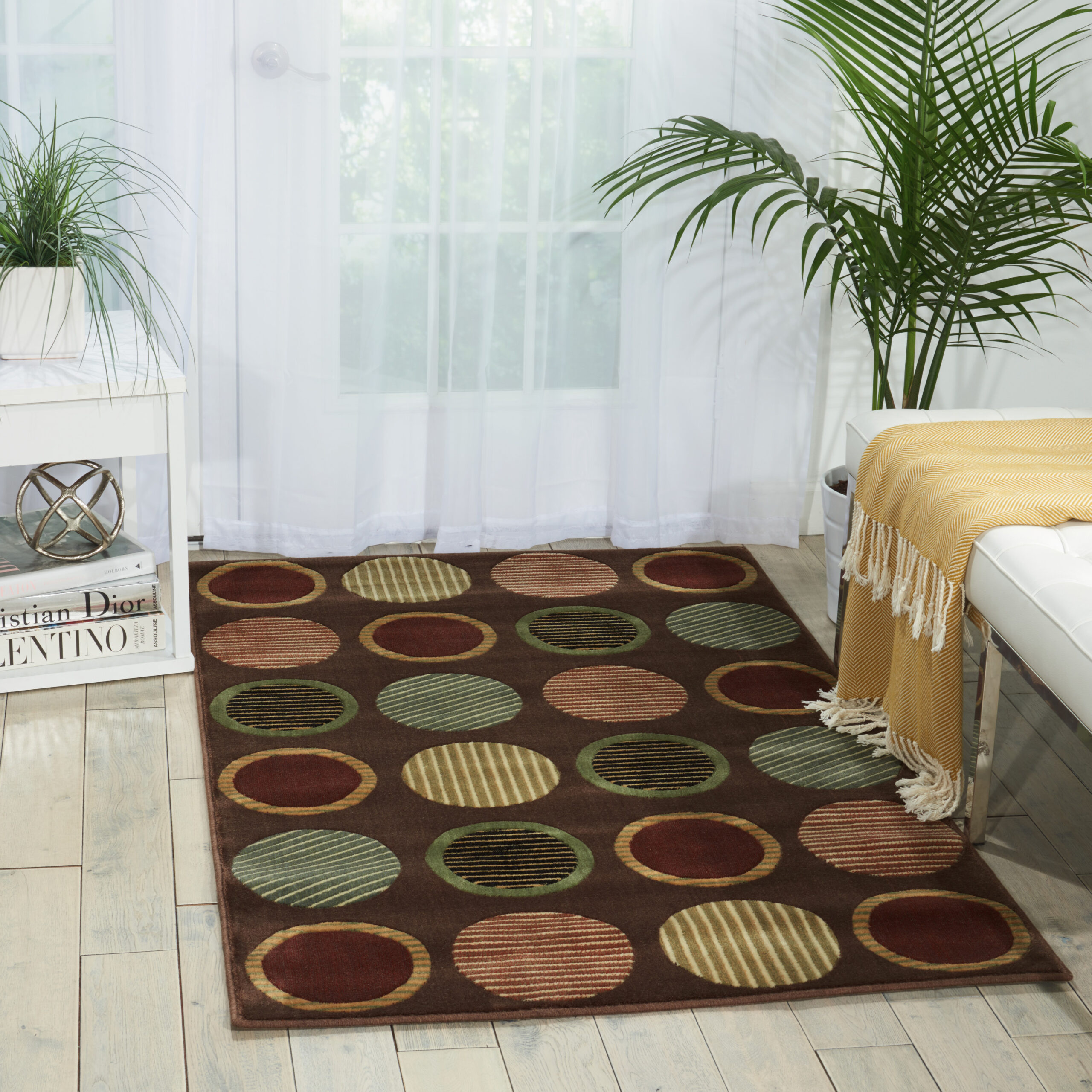 Nourison Cambridge CG06 Chocolate Area Rug - Image 3