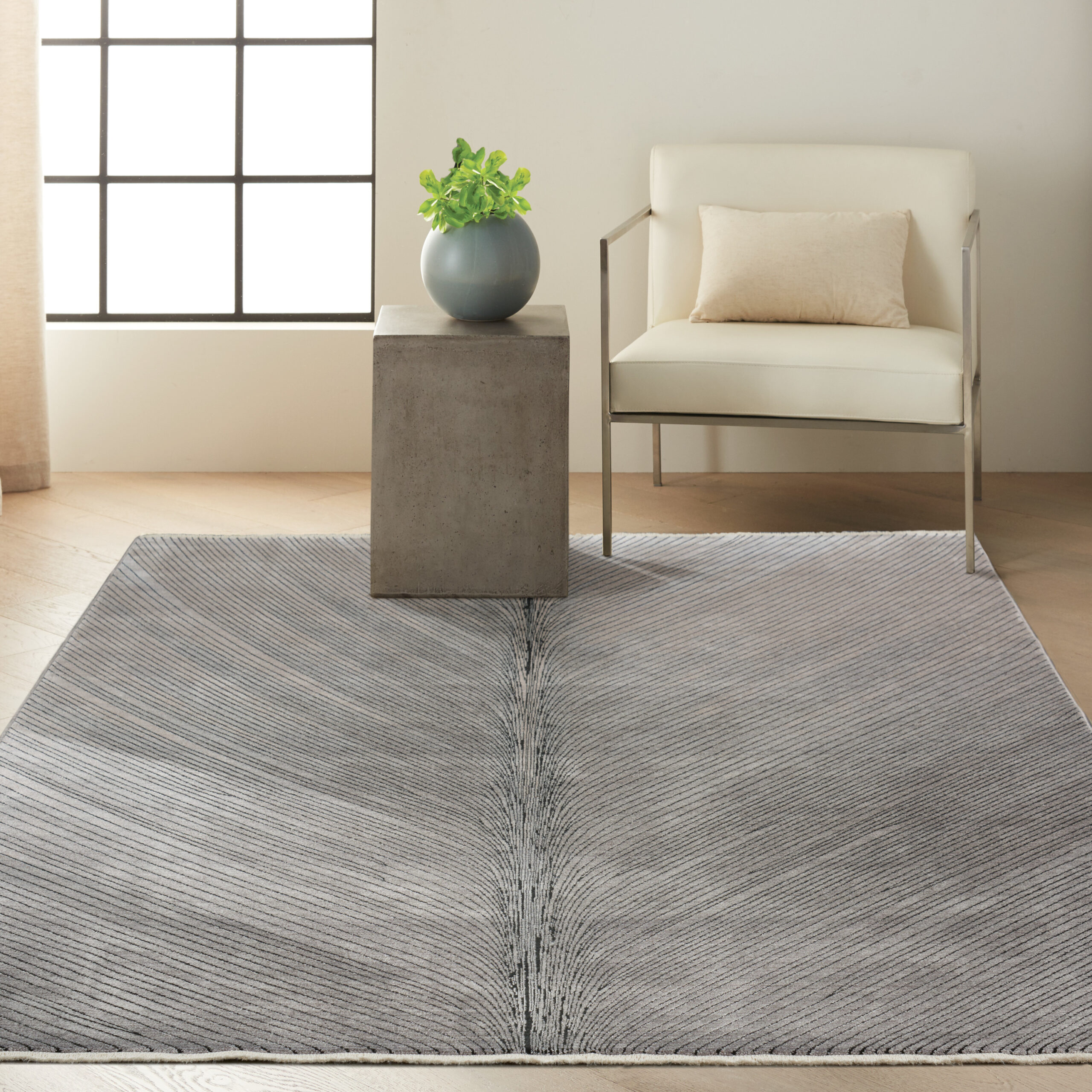 Calvin Klein Balian CK50 Silver Grey Area Rug - Image 4