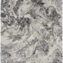 Calvin Klein Balian CK56 Silver/Black Area Rug