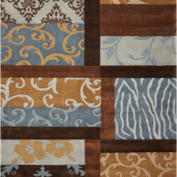 Nourison Contour CON11 Multicolor Area Rug
