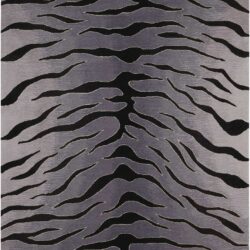 Nourison Contour CON30 Black Grey Area Rug