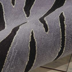 Alternative view of Nourison Contour CON30 Black Grey Area Rug
