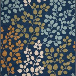 Nourison Caribbean CRB01 Navy Area Rug