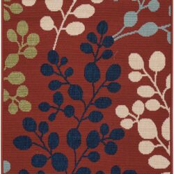 Nourison Caribbean CRB01 Rust Area Rug
