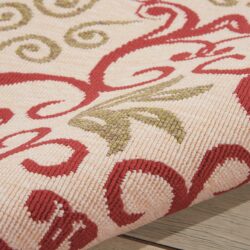 Alternative view of Nourison Caribbean CRB02 Ivory Rust Area Rug
