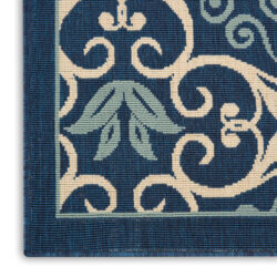 Alternative view of Nourison Caribbean CRB02 Navy Area Rug