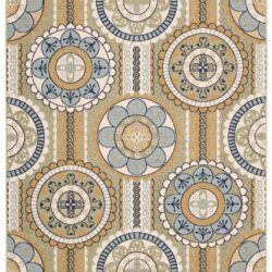 Nourison Caribbean CRB03 Yellow Area Rug