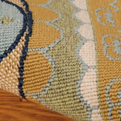 Alternative view of Nourison Caribbean CRB03 Yellow Area Rug